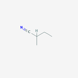 molecular formula C5H9N B096296 2-Methylbutyronitrile CAS No. 18936-17-9