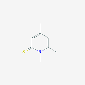 molecular formula C8H11NS B096297 2(1H)-Pyridinethione, 1,4,6-trimethyl- CAS No. 19006-70-3