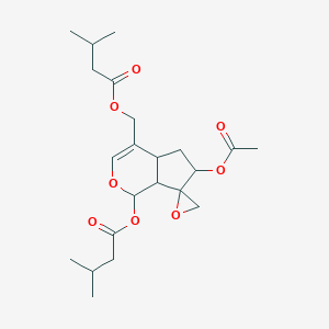 molecular formula C22H32O8 B096299 Isovaltrate, 4a,5-dihydro- CAS No. 18296-45-2