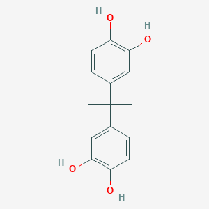 molecular formula C15H16O4 B096300 4,4'-(Propane-2,2-diyl)di(benzene-1,2-diol) CAS No. 18811-78-4