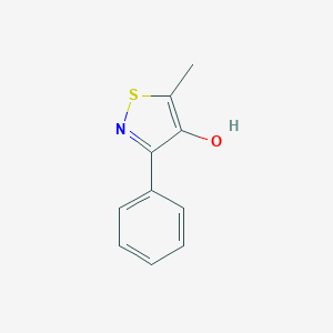 molecular formula C10H9NOS B096307 5-Methyl-3-phenyl-4-isothiazolol CAS No. 19389-29-8