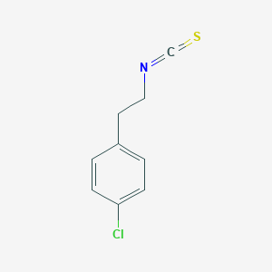 molecular formula C9H8ClNS B096312 1-Chloro-4-(2-isothiocyanatoethyl)benzene CAS No. 17608-10-5
