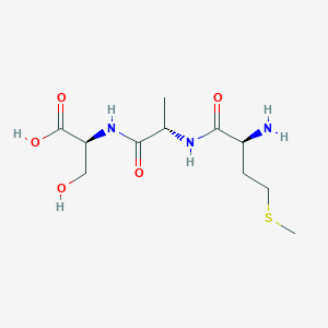 molecular formula C11H21N3O5S B096318 Met-Ala-Ser CAS No. 17351-33-6
