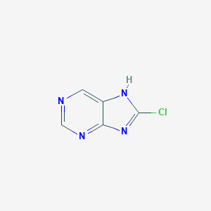 molecular formula C5H3ClN4 B096319 8-Chloro-9h-purine CAS No. 17587-87-0