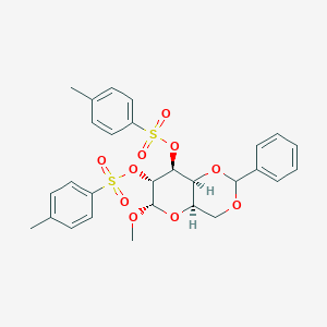 Methyl 4,6-O-benzylidene-alpha-D-galactopyranoside, bis(toluene-p-sulphonate)