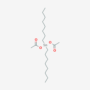 molecular formula C20H40O4Sn B096328 Dioctyldiacetoxytin CAS No. 17586-94-6