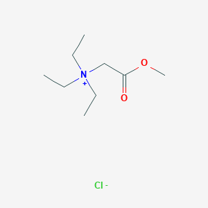 molecular formula C9H20ClNO2 B096347 Alpha-Triethylaminomethyl acetate chloride CAS No. 19223-70-2