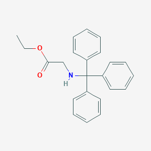 molecular formula C23H23NO2 B096349 N-(Triphenylmethyl)glycine ethyl ester CAS No. 18514-46-0