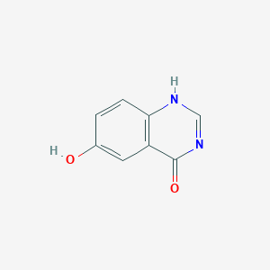 molecular formula C8H6N2O2 B096356 6-Hydroxyquinazolin-4(3H)-one CAS No. 16064-10-1