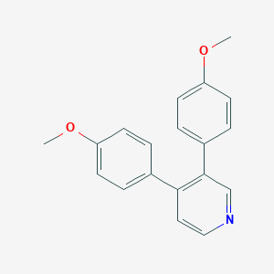 molecular formula C19H17NO2 B096359 3,4-Bis(4-methoxyphenyl)pyridine CAS No. 15638-13-8