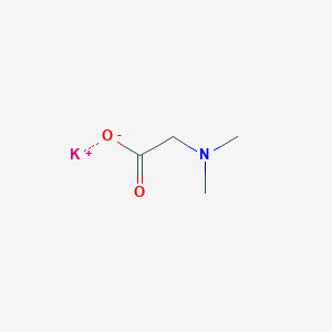 molecular formula C4H9KNO2 B096361 Potassium N,N-dimethylglycinate CAS No. 17647-86-8