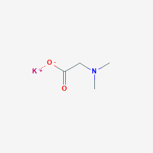 molecular formula C4H8KNO2 B096361 Potassium N,N-dimethylglycinate CAS No. 17647-86-8