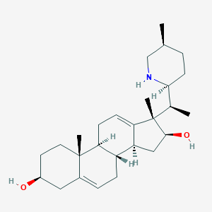 molecular formula C27H43NO2 B096364 Veralkamine CAS No. 17155-31-6
