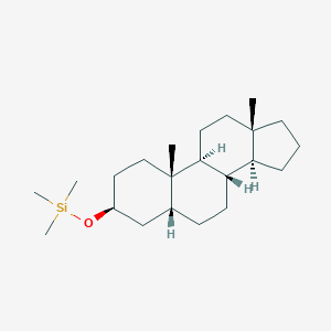 molecular formula C22H40OSi B096375 5beta-Androstane, 3beta-(trimethylsiloxy)- CAS No. 18899-46-2