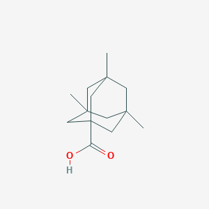 molecular formula C14H22O2 B096378 3,5,7-Trimethyladamantane-1-carboxylic acid CAS No. 15291-66-4