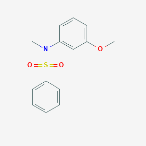 molecular formula C15H17NO3S B096379 N-(3-methoxyphenyl)-N,4-dimethylbenzenesulfonamide CAS No. 16437-31-3