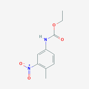 molecular formula C10H12N2O4 B096391 N-Ethoxycarbonyl-3-nitro-p-toluidine CAS No. 16648-53-6