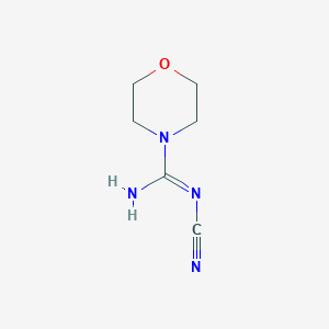 N'-cyanomorpholine-4-carboximidamide