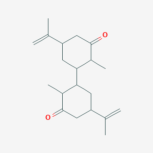 molecular formula C20H30O2 B096397 [2,2'-Bi-p-menth-8-ene]-6,6'-dione CAS No. 18457-34-6