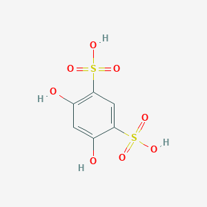 molecular formula C6H6O8S2 B096403 4,6-dihydroxybenzene-1,3-disulfonic Acid CAS No. 17724-11-7