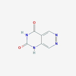 molecular formula C6H4N4O2 B096414 Pyrimido[4,5-D]pyridazine-2,4(1H,3H)-dione CAS No. 17257-96-4