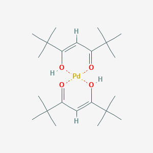 (Z)-5-hydroxy-2,2,6,6-tetramethylhept-4-en-3-one;palladium