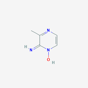molecular formula C5H7N3O B009642 1-Hydroxy-3-methylpyrazin-2-imine CAS No. 103965-75-9