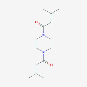 molecular formula C14H26N2O2 B096435 Piperazine, 1,4-diisovaleryl- CAS No. 18940-59-5