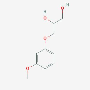 molecular formula C10H14O4 B096440 3-(3-Methoxyphenoxy)propane-1,2-diol CAS No. 17131-51-0