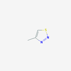 molecular formula C3H4N2S B096444 4-Methyl-1,2,3-thiadiazole CAS No. 18212-62-9