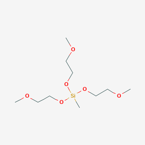 molecular formula C10H24O6Si B096457 甲基三(甲氧基乙氧基)硅烷 CAS No. 17980-64-2