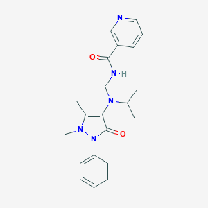 molecular formula C21H25N5O2 B096481 Niprofazone CAS No. 15387-10-7