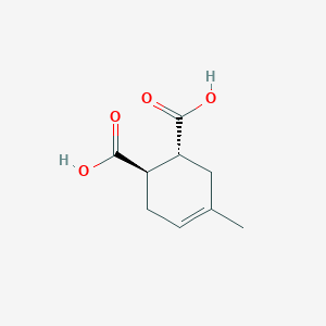 molecular formula C9H12O4 B096487 (1R,2R)-4-methylcyclohex-4-ene-1,2-dicarboxylic acid CAS No. 16665-71-7