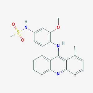 molecular formula C22H21N3O3S B009650 1-Methylamsacrine CAS No. 102941-25-3