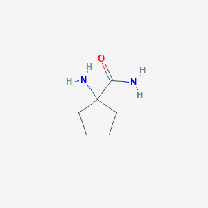 molecular formula C6H12N2O B096507 1-Amino-1-cyclopentanecarboxamide CAS No. 17193-28-1
