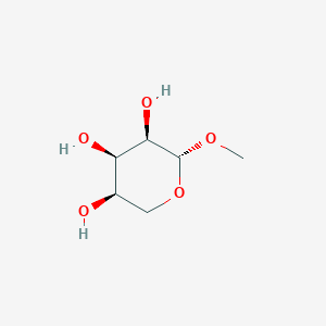 molecular formula C6H12O5 B096509 (2R,3R,4R,5R)-2-Methoxytetrahydro-2H-pyran-3,4,5-triol CAS No. 17289-61-1