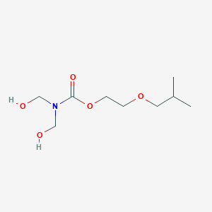 molecular formula C9H19NO5 B096511 2-Isobutoxyethyl bis(hydroxymethyl)carbamate CAS No. 16005-83-7