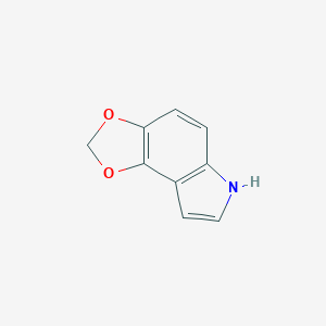 molecular formula C9H7NO2 B096537 6H-[1,3]Dioxolo[4,5-e]indole CAS No. 17367-93-0