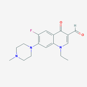 3-Quinolinecarboxaldehyde,1-ethyl-6-fluoro-1,4-dihydro-7-(4-methyl-1-piperazinyl)-4-oxo-