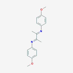 molecular formula C18H20N2O2 B096552 2-N,3-N-bis(4-methoxyphenyl)butane-2,3-diimine CAS No. 19215-52-2