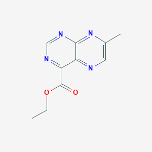 molecular formula C10H10N4O2 B096567 Ethyl 7-methylpteridine-4-carboxylate CAS No. 16008-52-9