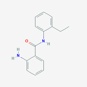 molecular formula C15H16N2O B096582 2-amino-N-(2-ethylphenyl)benzamide CAS No. 19562-50-6