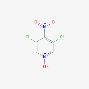 molecular formula C5H2Cl2N2O3 B096584 3,5-Dichloro-4-nitropyridine N-oxide CAS No. 18344-58-6