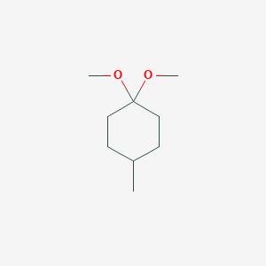 molecular formula C9H18O2 B096591 1,1-Dimethoxy-4-methylcyclohexane CAS No. 18349-20-7