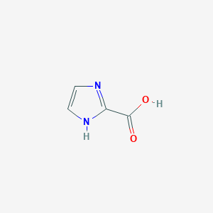 molecular formula C4H4N2O2 B096599 1H-Imidazole-2-carboxylic acid CAS No. 16042-25-4