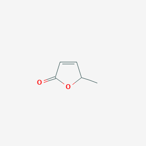 molecular formula C5H6O2 B009660 5-Methyl-2(5H)-furanone CAS No. 591-11-7