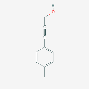molecular formula C10H10O B096600 3-(4-Methylphenyl)prop-2-yn-1-ol CAS No. 16017-24-6