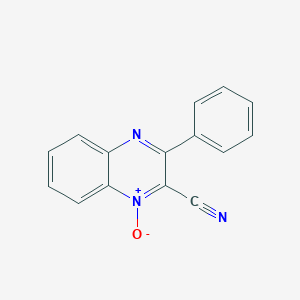 molecular formula C15H9N3O B096605 3-Phenyl-2-quinoxalinecarbonitrile 1-oxide CAS No. 18916-51-3
