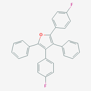 molecular formula C28H18F2O B096606 2,4-Bis(4-fluorophenyl)-3,5-diphenylfuran CAS No. 18741-99-6