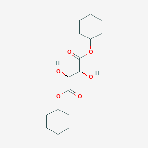molecular formula C16H26O6 B096608 Dicyclohexyl tartrate CAS No. 15785-59-8
